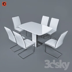 Table Chair Tables Douglas and chair Zeffiro from Pranzo 