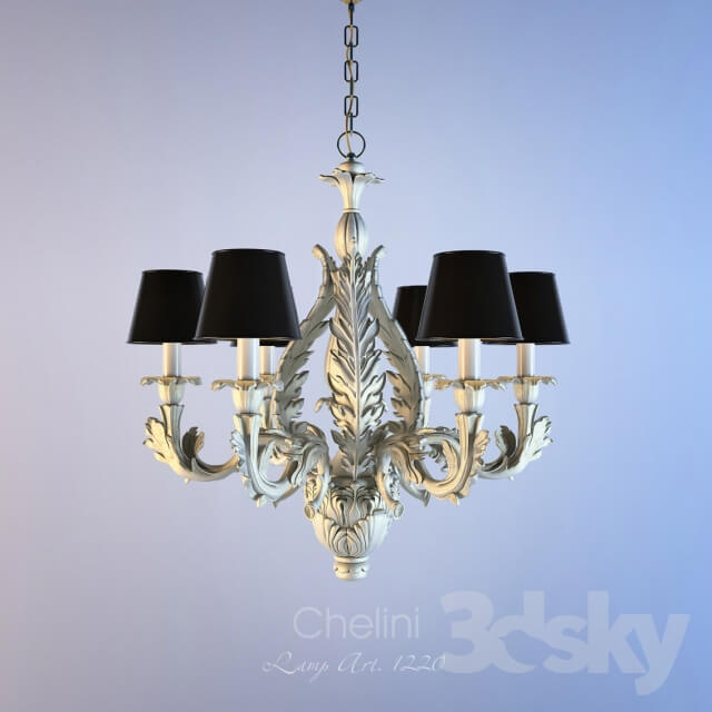 Chelini Lamp Art 1220 Pendant light 3D Models