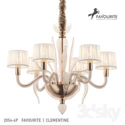 Favorite 2054 6P Pendant light 3D Models 