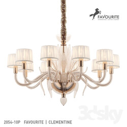 Favorite 2054 10P Pendant light 3D Models 