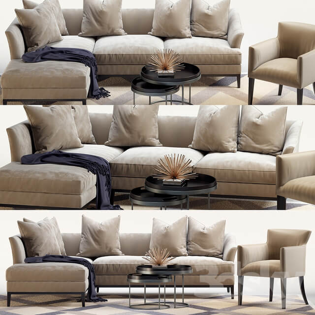 The sofa and chair company set 2