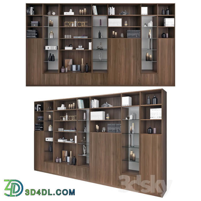 Wardrobe Display cabinets Roche Bobois set 8