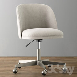 Table Chair ALESSA UPHOLSTERED DESK CHAIR 