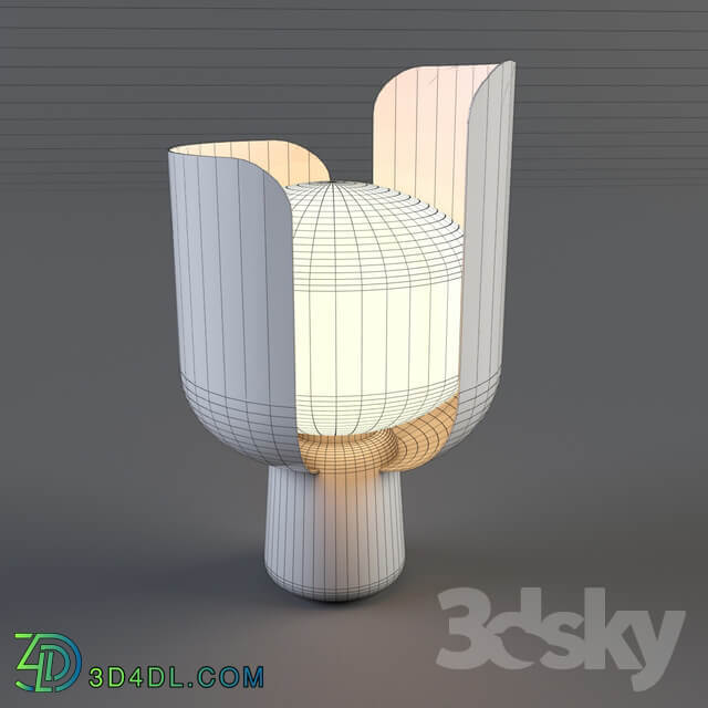 Table lamp. Lampe de table Blom H 24 cm Fontana Arte