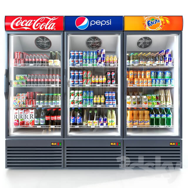 Refrigerator Coca cola