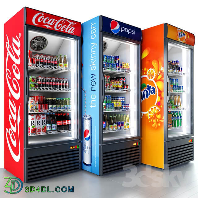 Refrigerator Coca cola