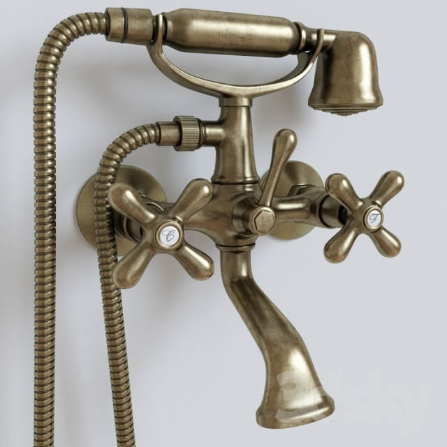 Bronze bath mixer EMMEVI DECO