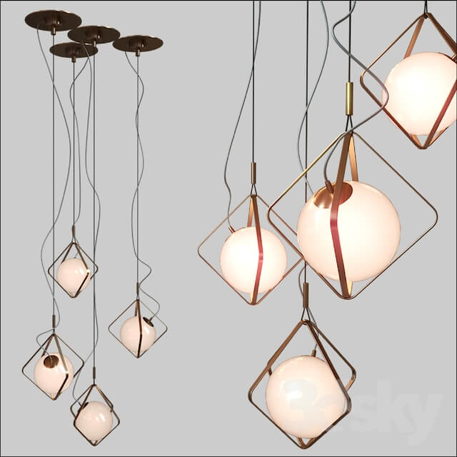 Brokis lights JACK O 39 LANTERN by Lucie Koldova Pendant light 3D Models