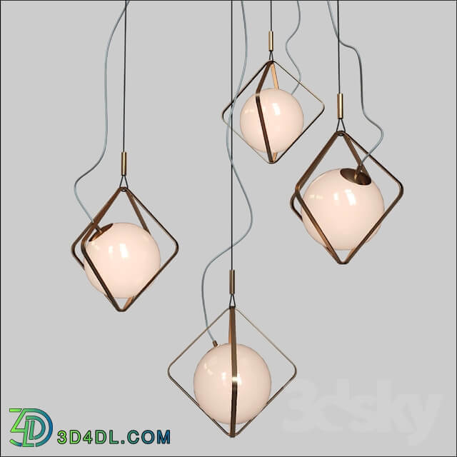 Brokis lights JACK O 39 LANTERN by Lucie Koldova Pendant light 3D Models