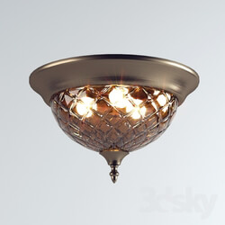 Crystal Lux Nuovo PL3 BR Ceiling lamp 3D Models 