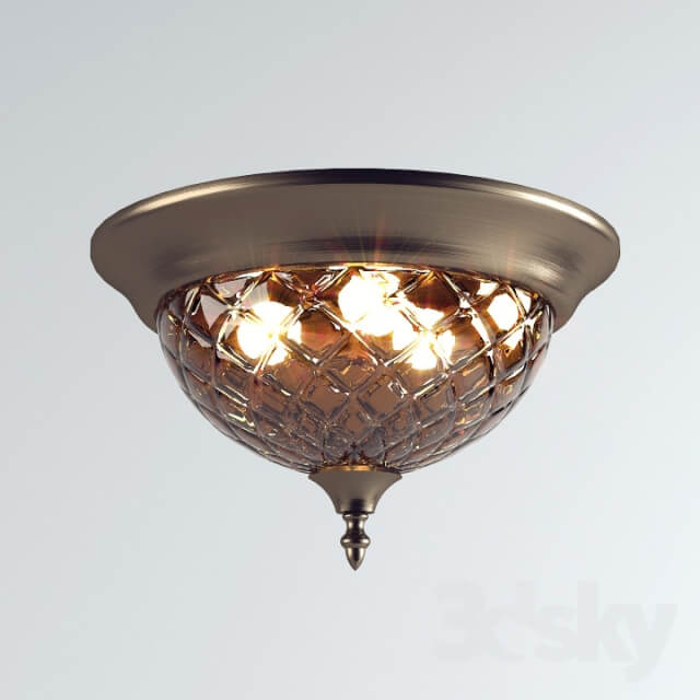 Crystal Lux Nuovo PL3 BR Ceiling lamp 3D Models