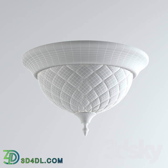 Crystal Lux Nuovo PL3 BR Ceiling lamp 3D Models