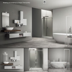 Bathroom furniture set Arcom e.Ly 