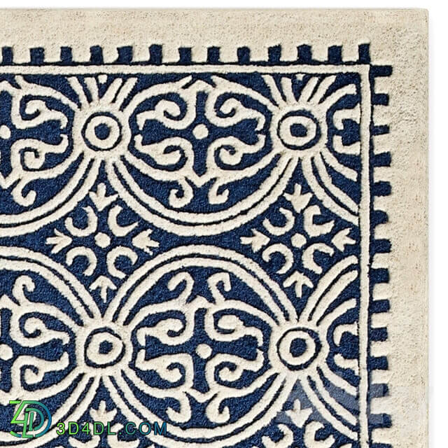 Safavieh Handmade Moroccan Cambridge Navy Blue Wool Rug