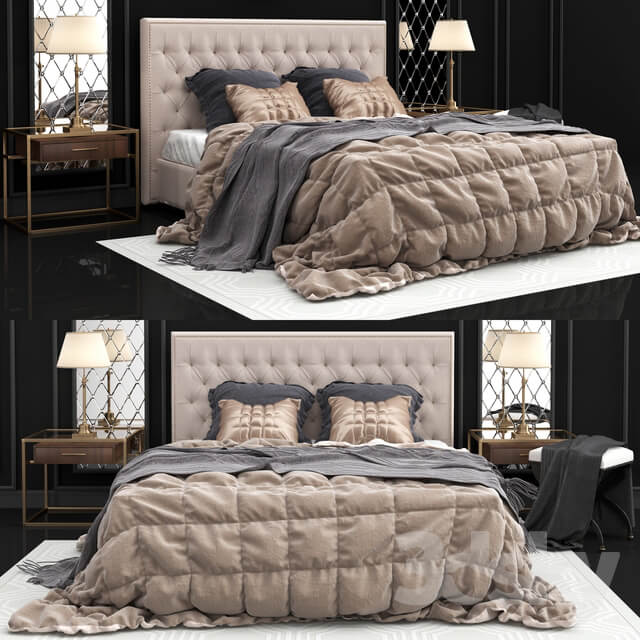 Bed Bed Restoration Hardware Adler