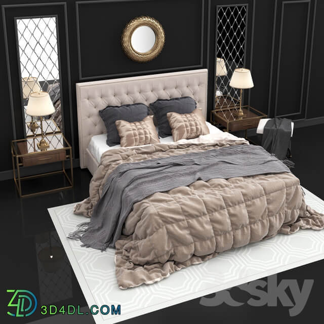 Bed Bed Restoration Hardware Adler