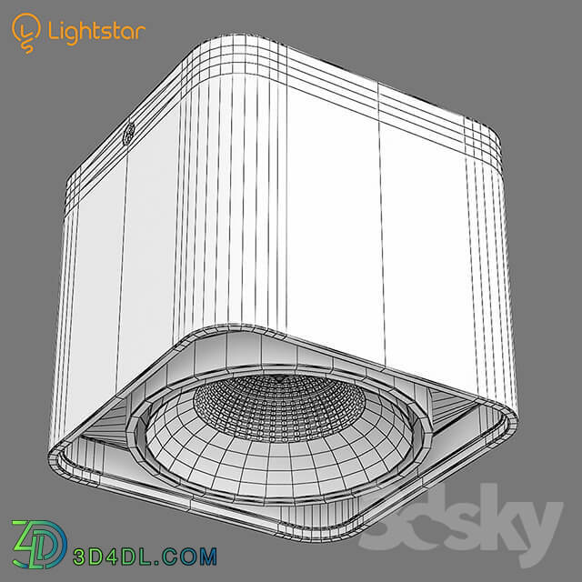 21251x Monocco Lightstar Ceiling lamp 3D Models