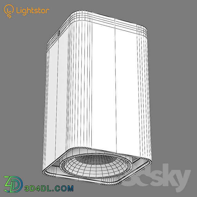 21253x Monocco Lightstar Ceiling lamp 3D Models