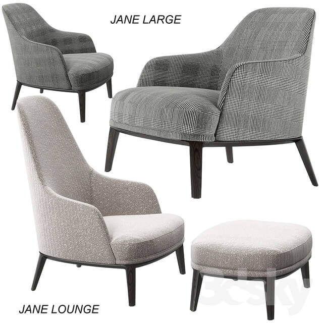 Poliform Jane Large Lounge armchairs set