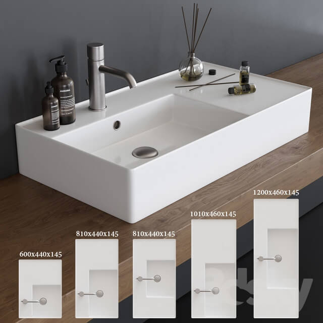 Scarabeo Ceramiche Teorema 2.0 washbasin