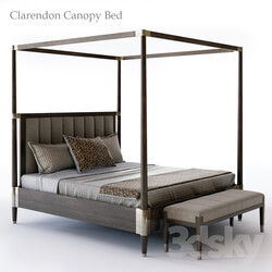 Bed Bernhardt Clarendon Canopy Bed 
