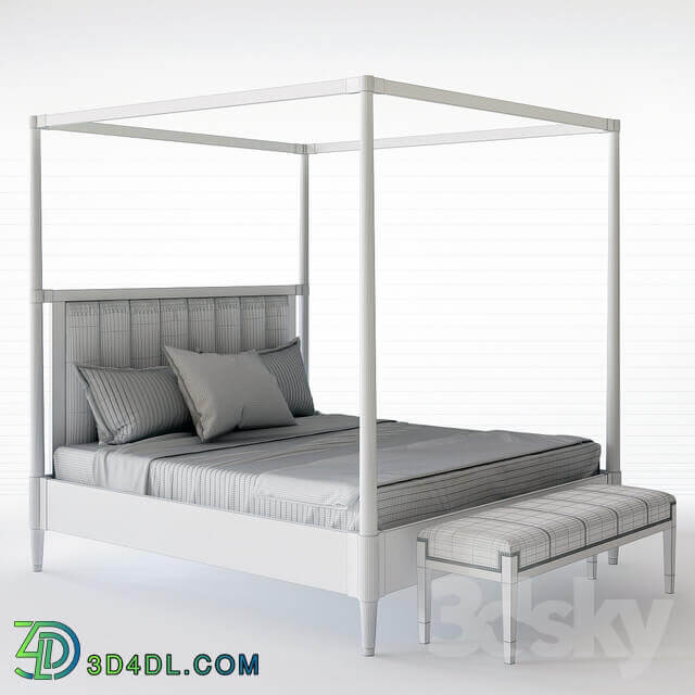 Bed Bernhardt Clarendon Canopy Bed