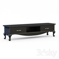 Sideboard Chest of drawer Czarna komoda rtv kod KG 21 