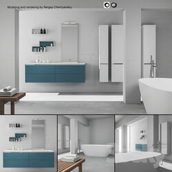 Bathroom furniture set Arcom e.Go 2 