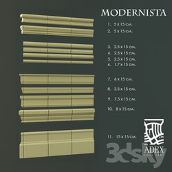 Bathroom accessories ADEX Modernista profiles  