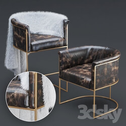 Wexler Barrel Back armchair bar stool set03 