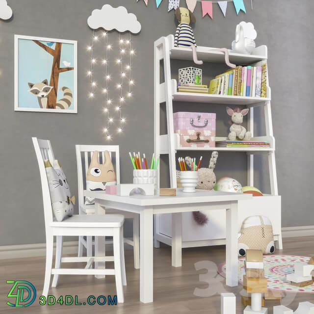 Miscellaneous Toys and furniture 2 options set 25