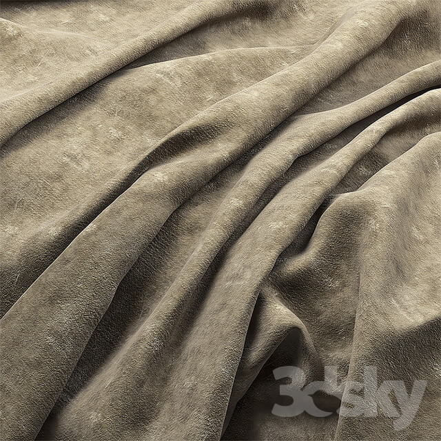 A collection of suede fabrics.