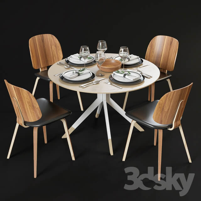 Table Chair Dining table and chairs BoConcept Billund and Aarhus
