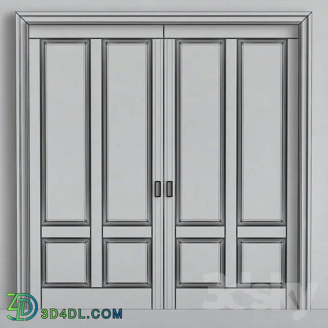 Classic wooden door