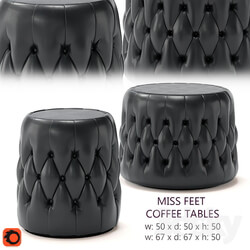 Miss Feet coffee tables 