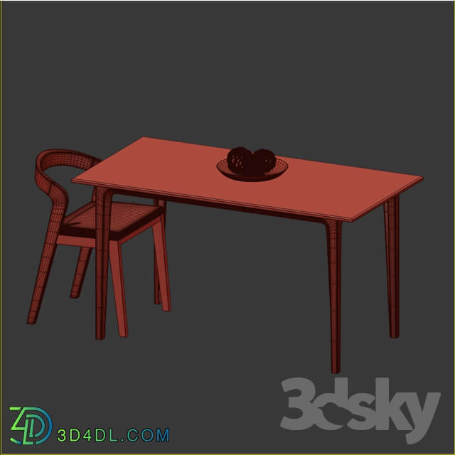 Table Chair Table chair set 002