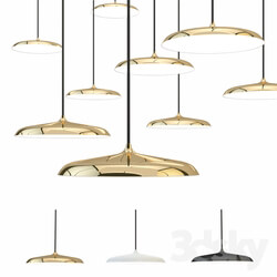 Artist 25 pendel led kobber Pendant light 3D Models 