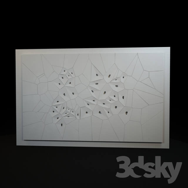 Other decorative objects 3d panels