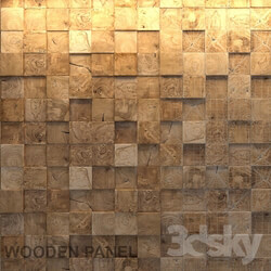 Wooden 3d panel 5 