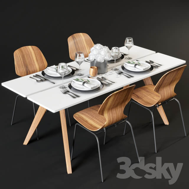 Table Chair Dining table and chairs BoConcept Adelaide and Florence