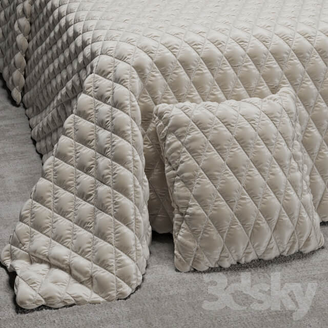 Material Quilted bedspread