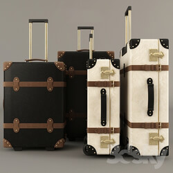 Globe Trotter suitcases 