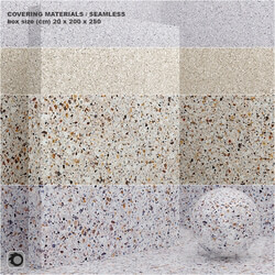 Material seamless coating stone quartz set 49 
