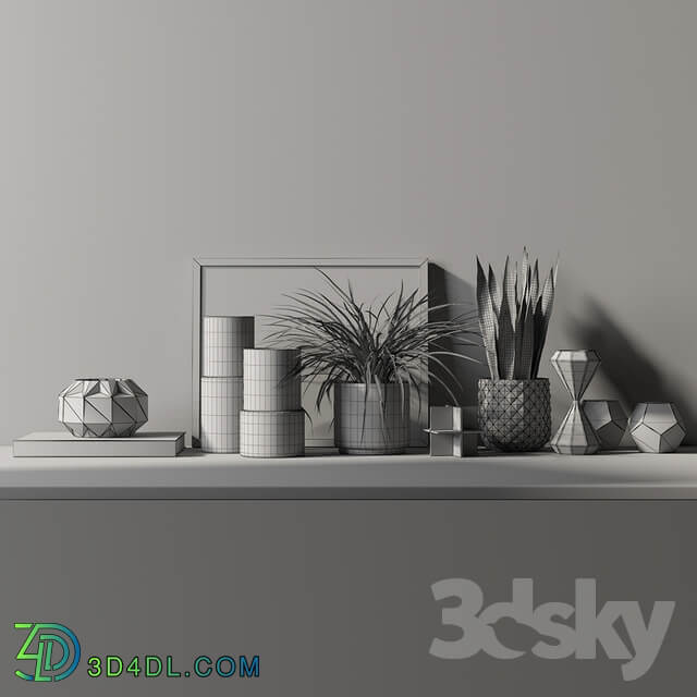 decorative set 04 3D Models