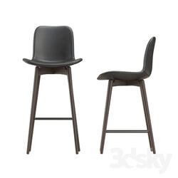 NORR11 Langue Bar Chair leather 