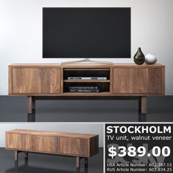 Sideboard Chest of drawer IKEA STOCKHOLM TV unit 