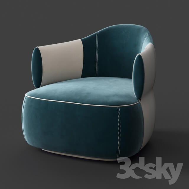 Trussardi armchair Casa Larzia Armchair