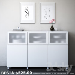 Sideboard Chest of drawer IKEA BESTA Storage 