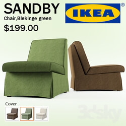 IKEA sandby chair green 