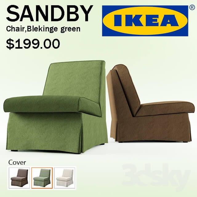 IKEA sandby chair green